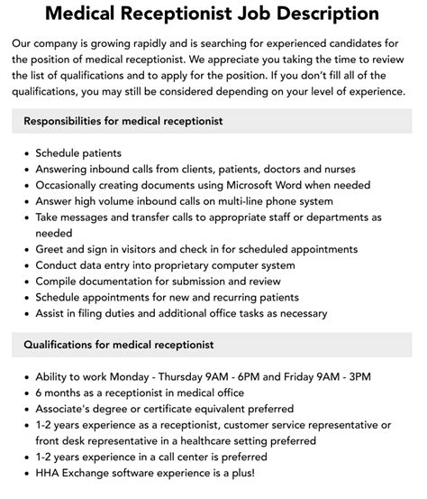 Entry level medical receptionist jobs. Things To Know About Entry level medical receptionist jobs. 